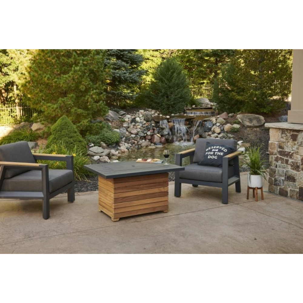 The Outdoor Greatroom Company Darien Teak Chat Chairs (DAR-CH)