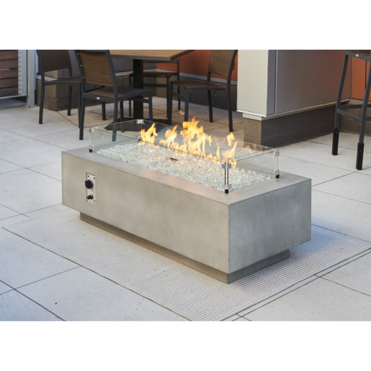 The Outdoor Greatroom Company Natural Grey Cove 54-Inch Linear Gas Fire Table (CV-54)