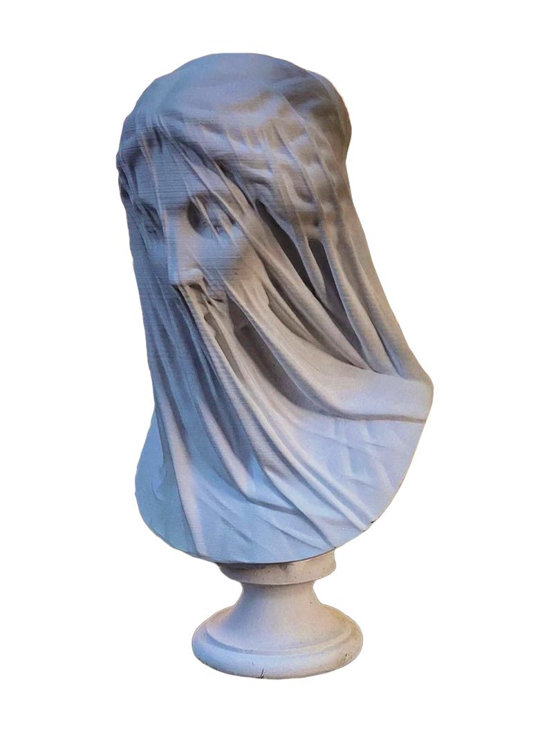 Veiled Lady in White II Sculpture