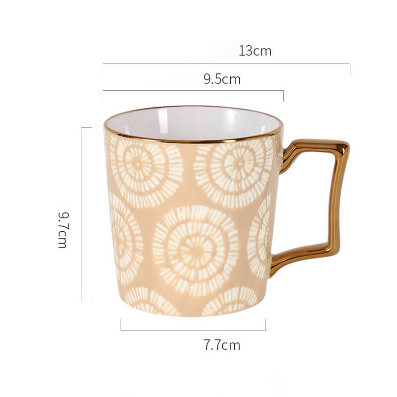 Tie-dye Print Ceramic Mug