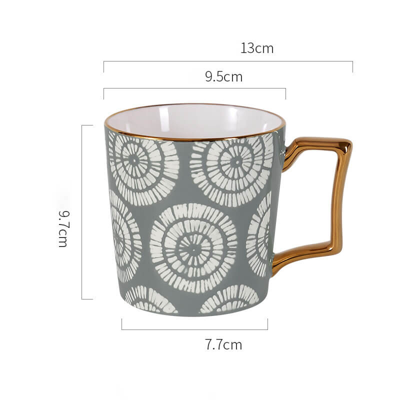 Tie-dye Print Ceramic Mug