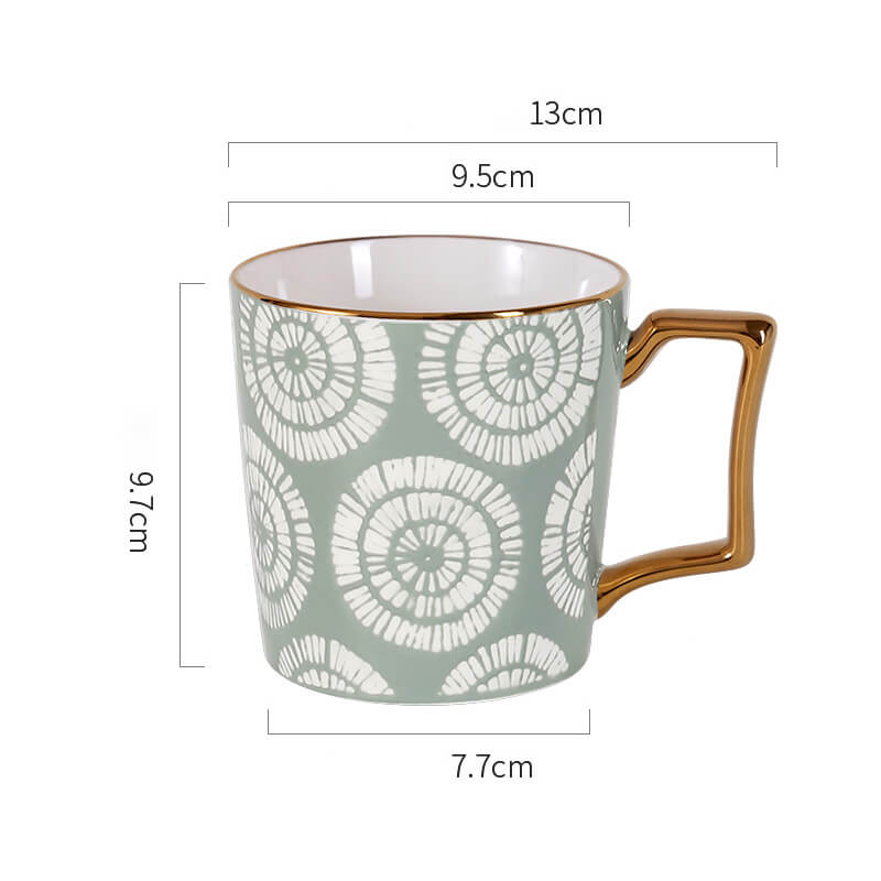 Tie-dye Print Ceramic Mug