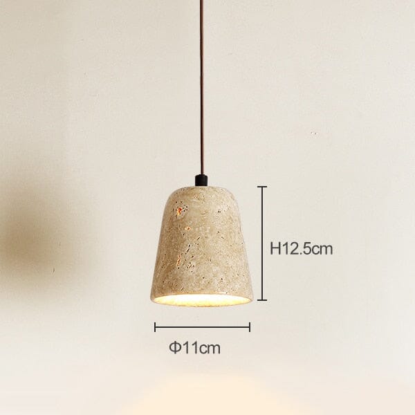 Travertine Wabi Pendants