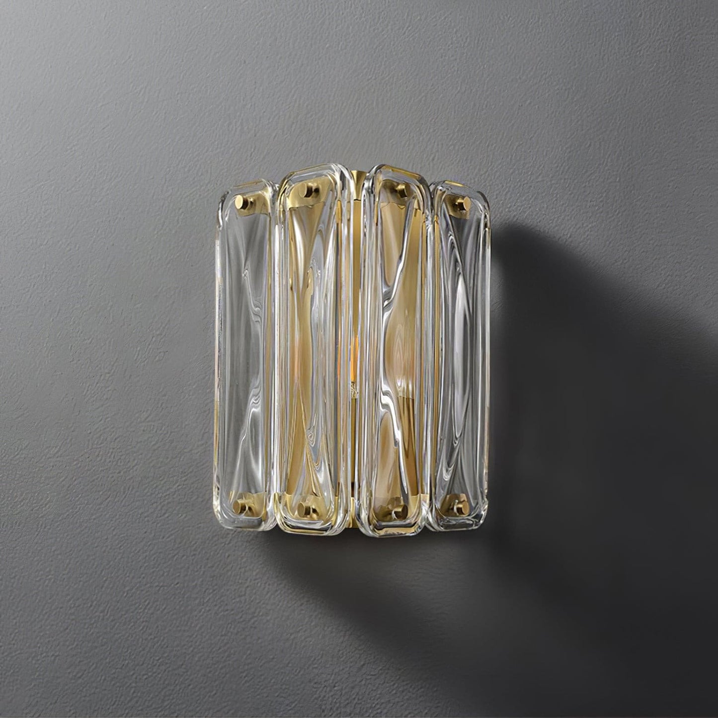 Triangular Glass Wall Light