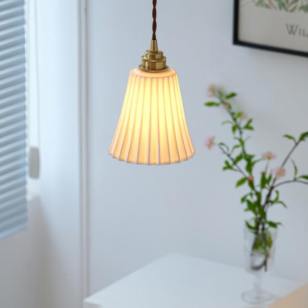 Trumpet Ceramic Pendant Light