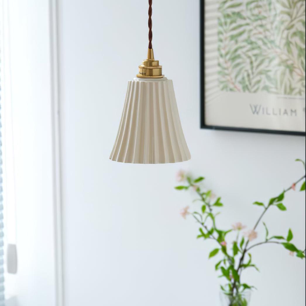 Trumpet Ceramic Pendant Light