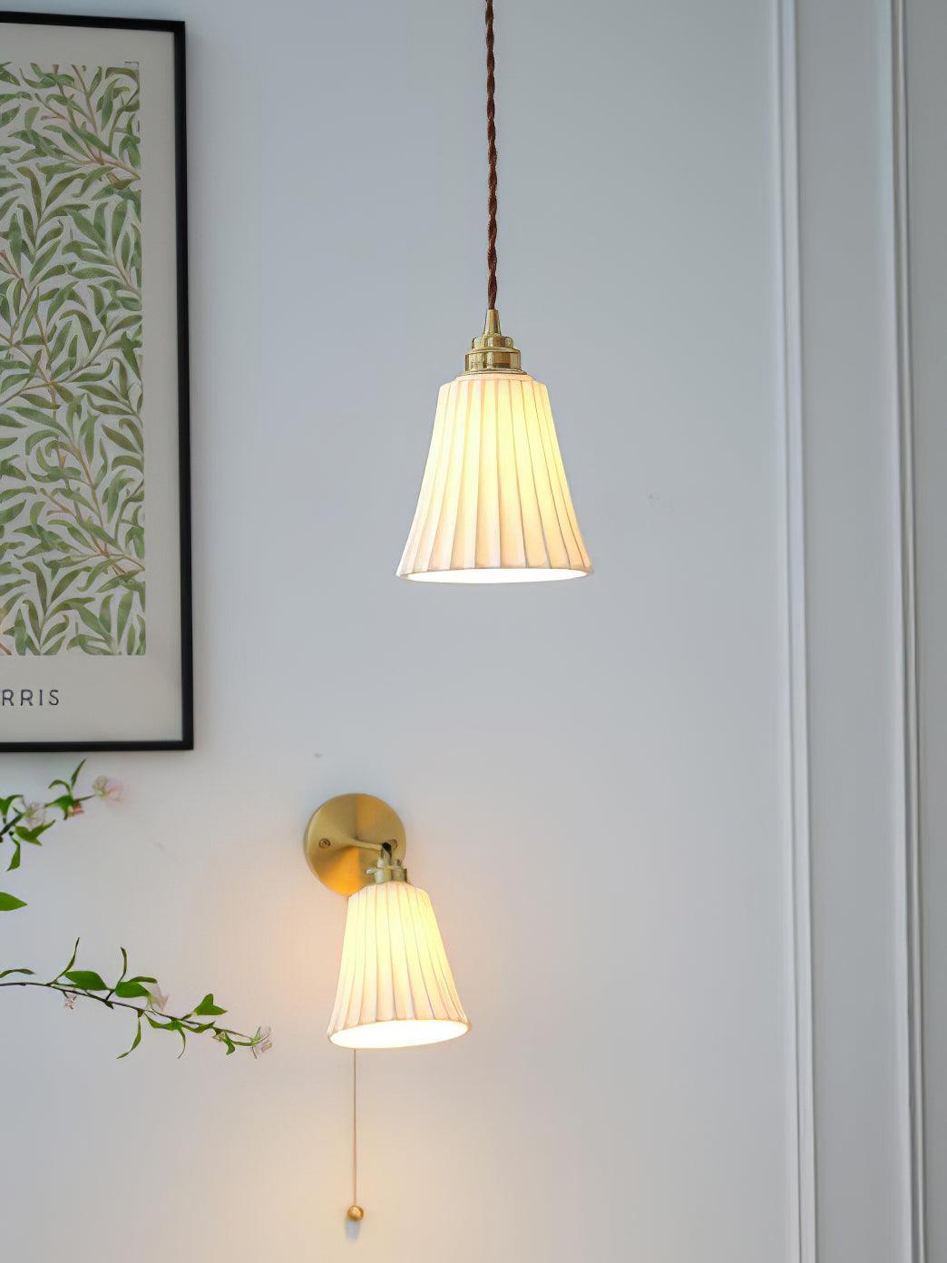 Trumpet Ceramic Pendant Light