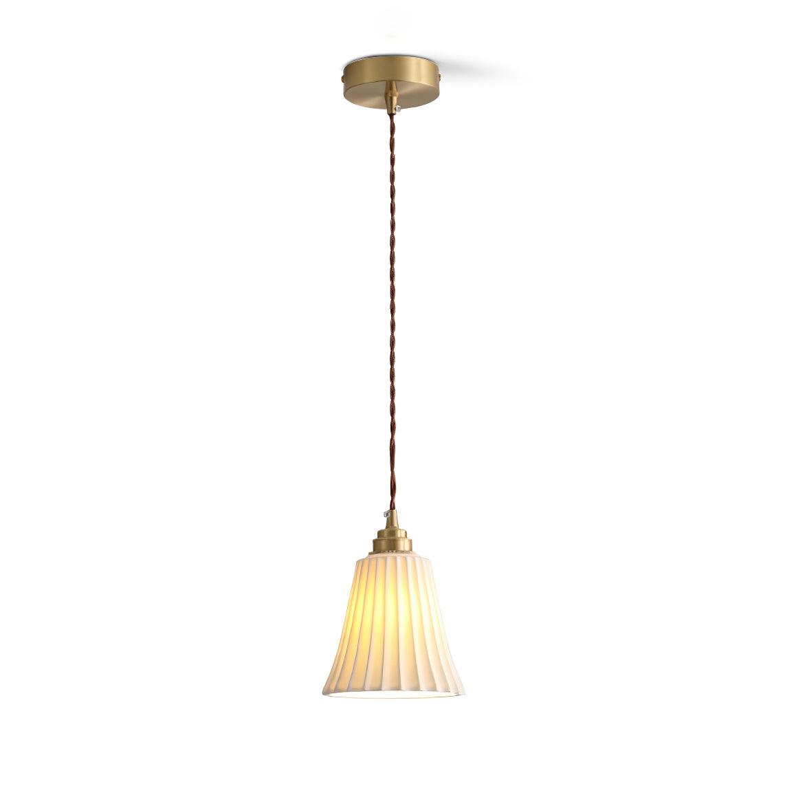 Trumpet Ceramic Pendant Light