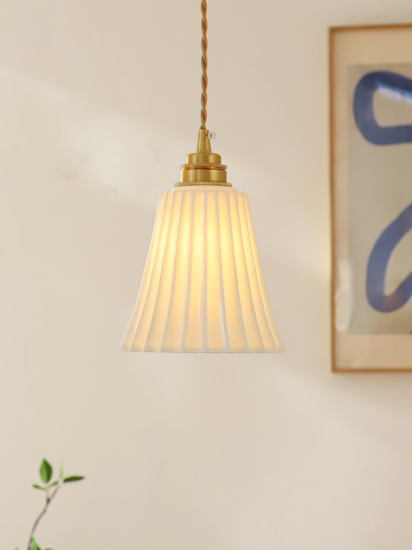 Trumpet Ceramic Pendant Light