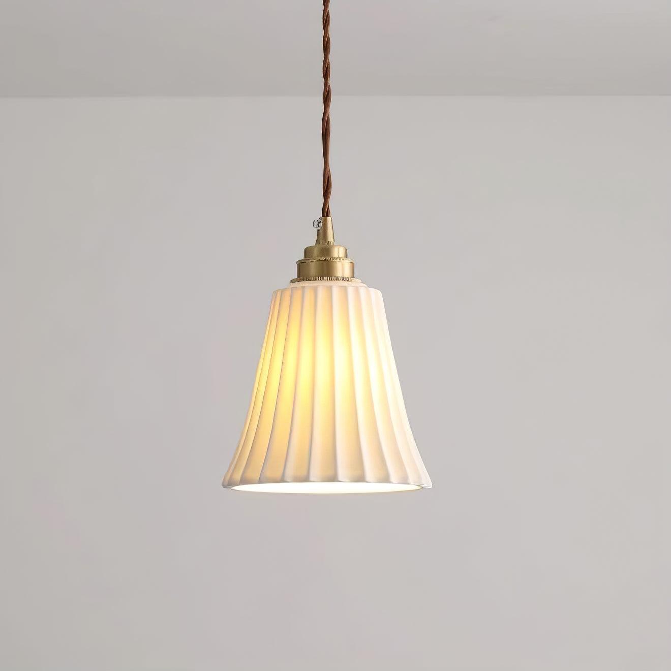 Trumpet Ceramic Pendant Light