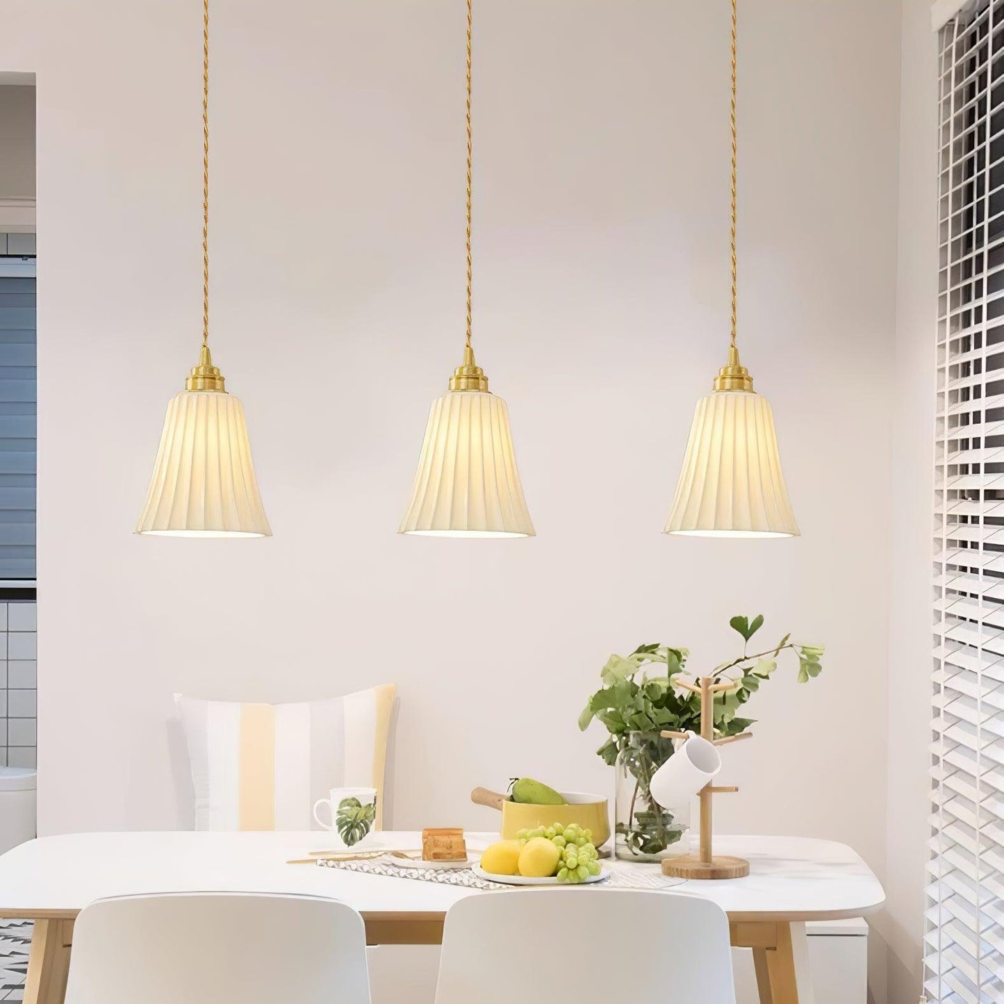 Trumpet Ceramic Pendant Light