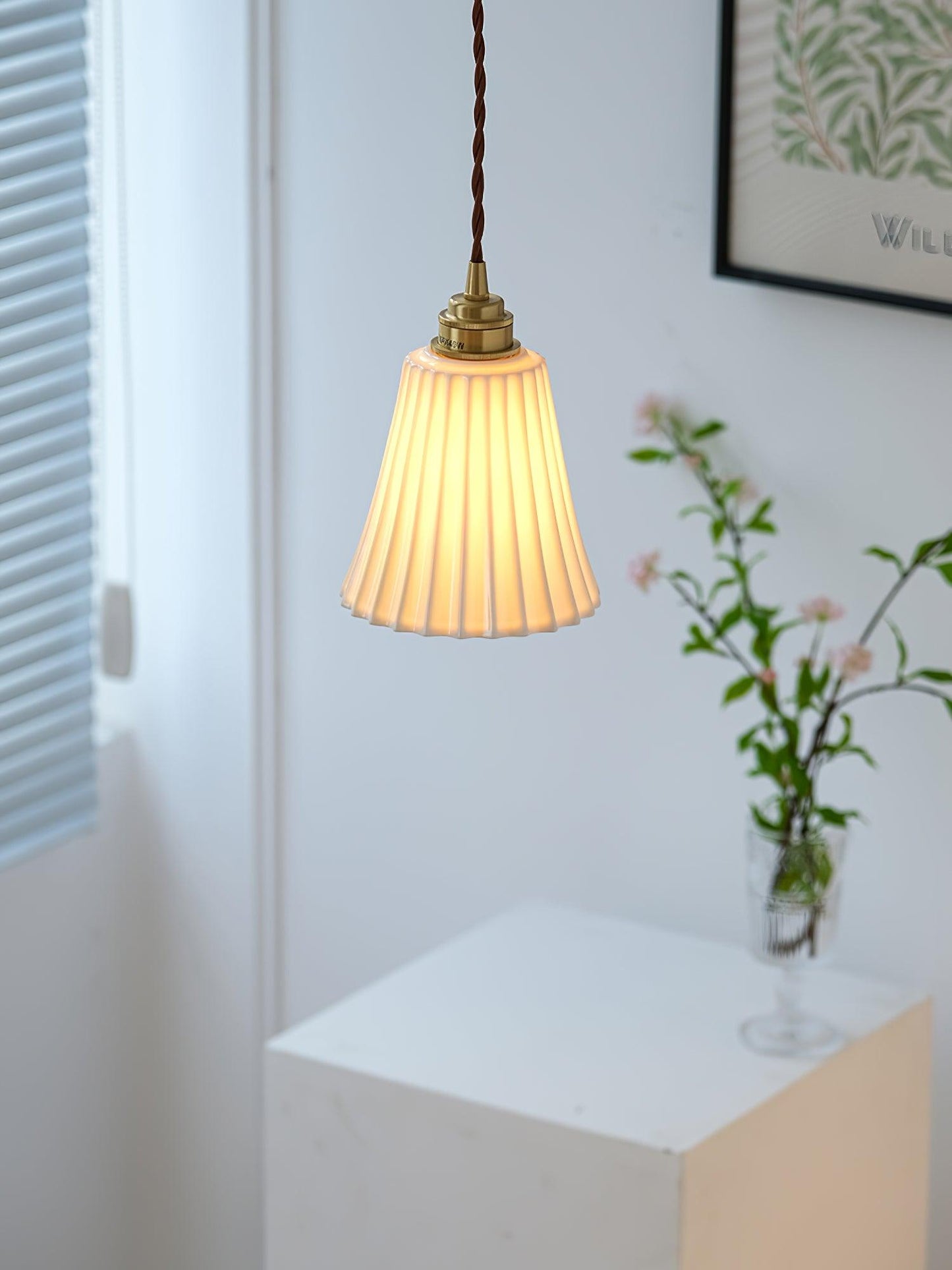 Trumpet Ceramic Pendant Light