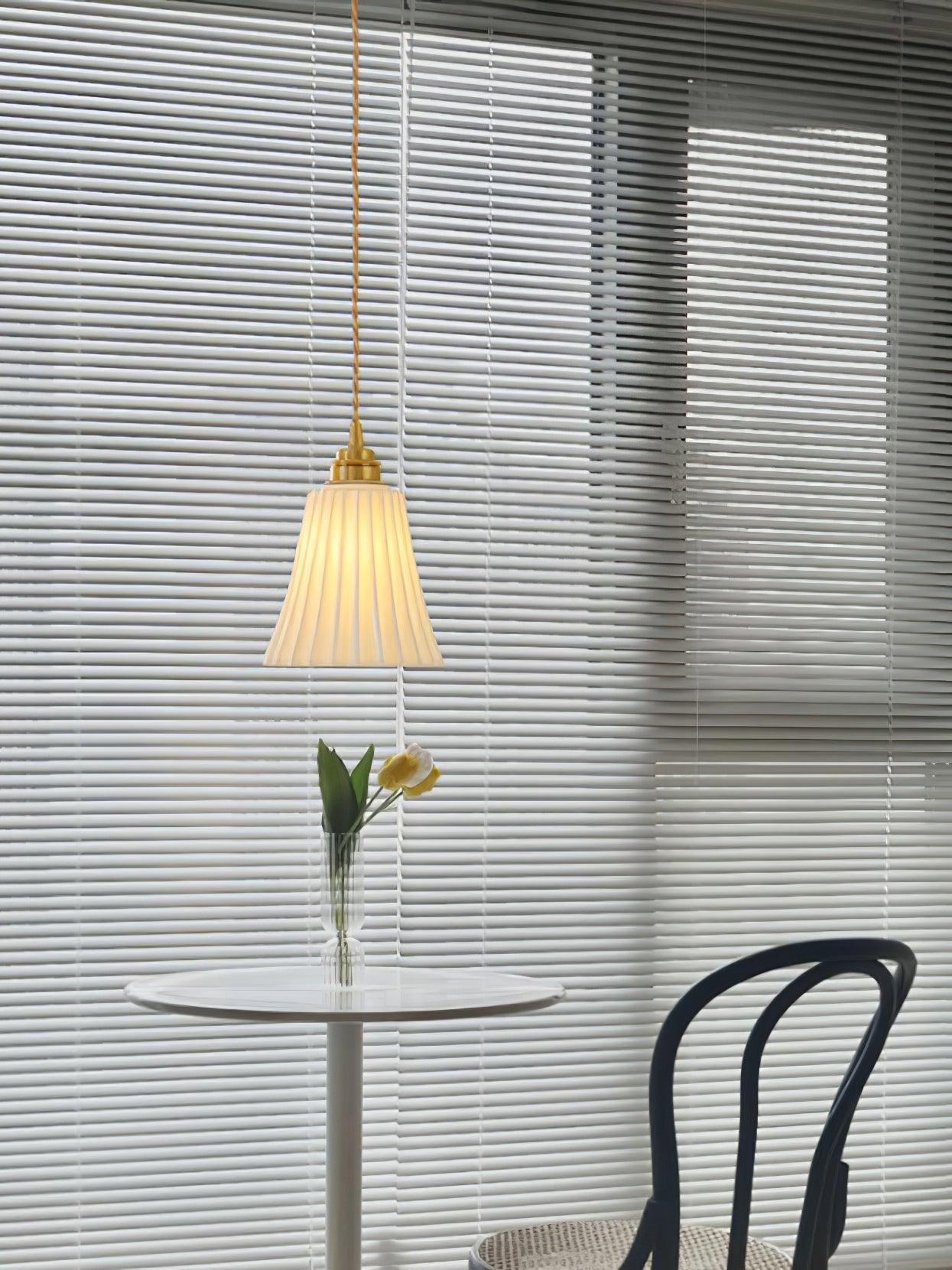 Trumpet Ceramic Pendant Light