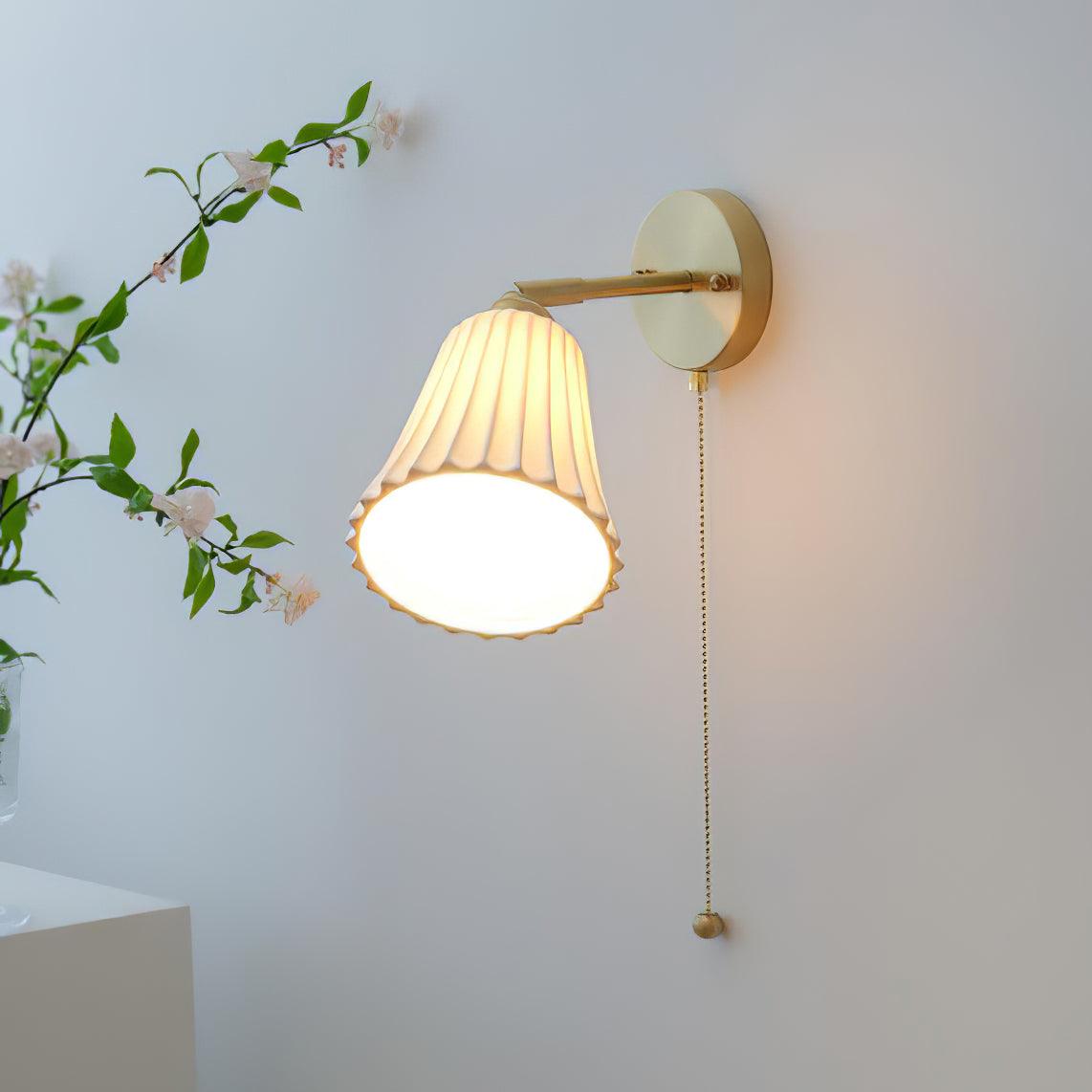 Trumpet Ceramic Wall Light