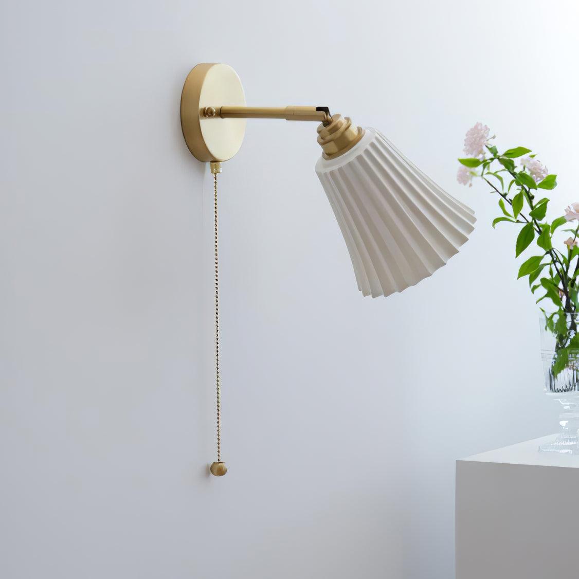 Trumpet Ceramic Wall Light