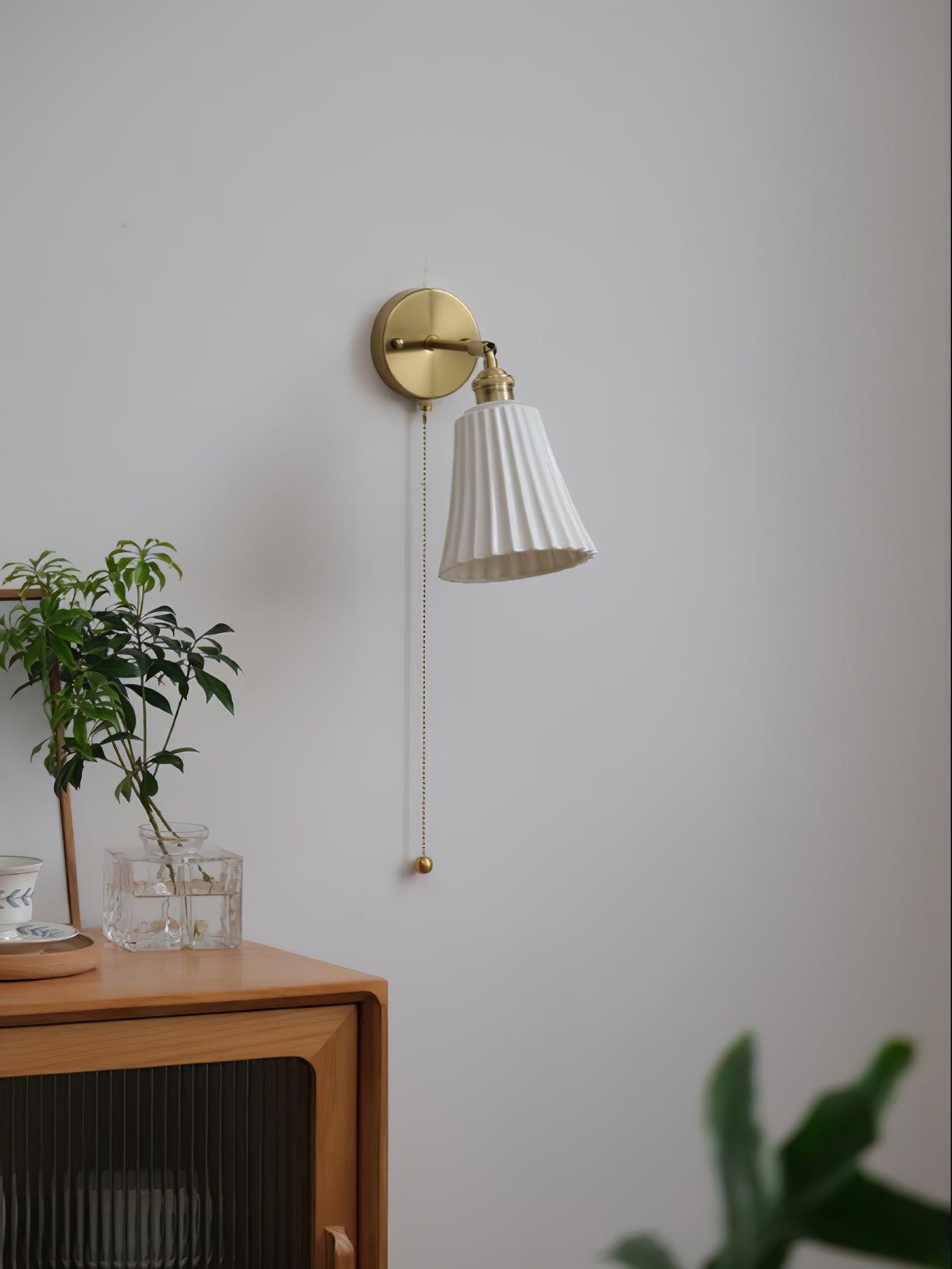 Trumpet Ceramic Wall Light