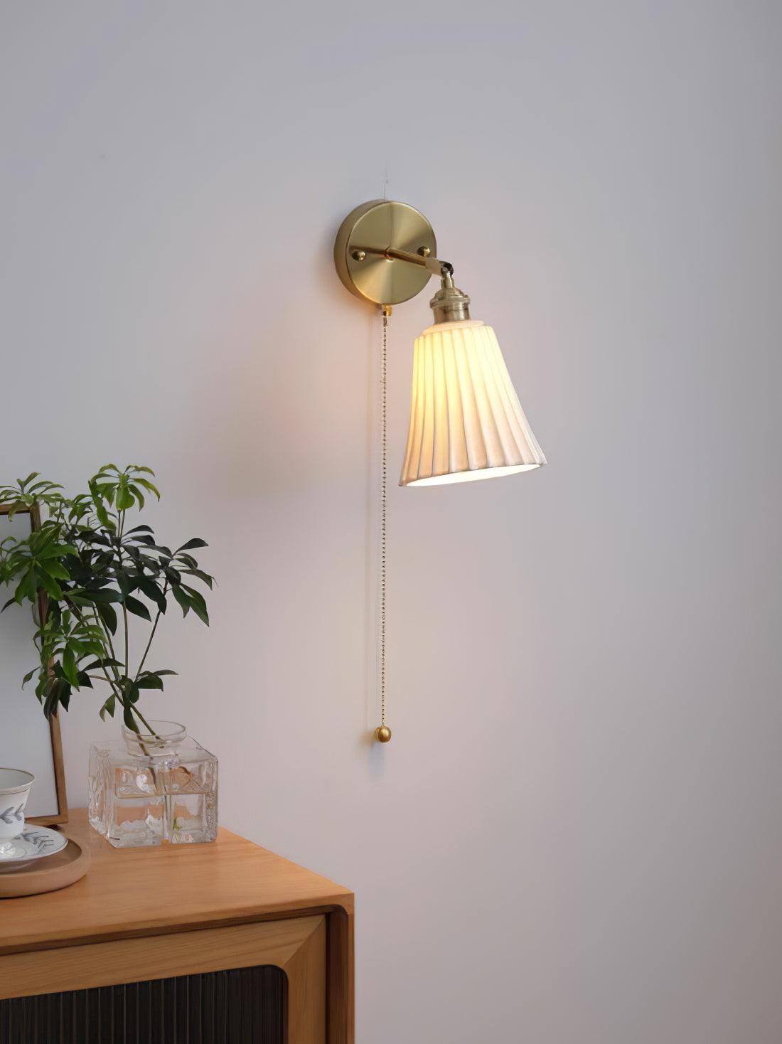 Trumpet Ceramic Wall Light