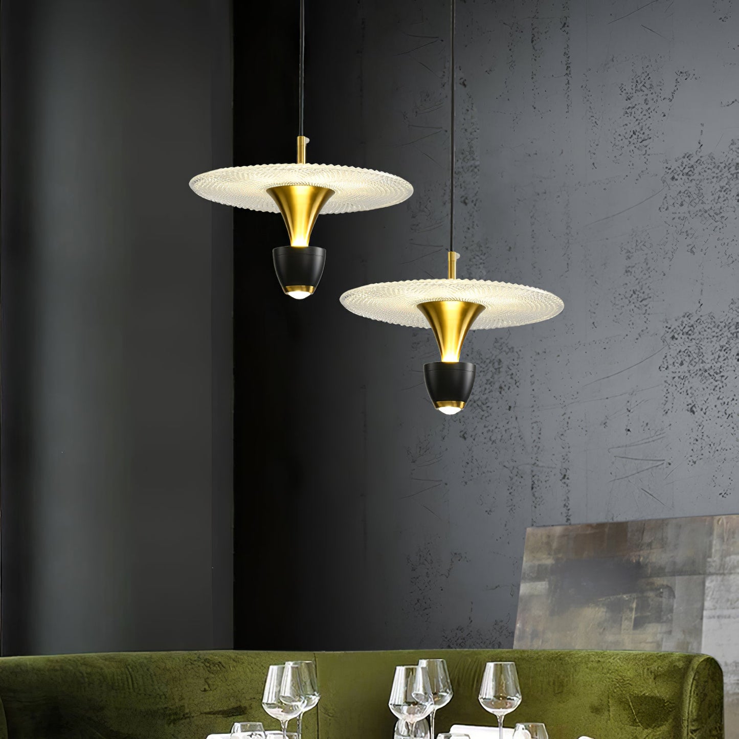 UFO Glass Pendant Lamp