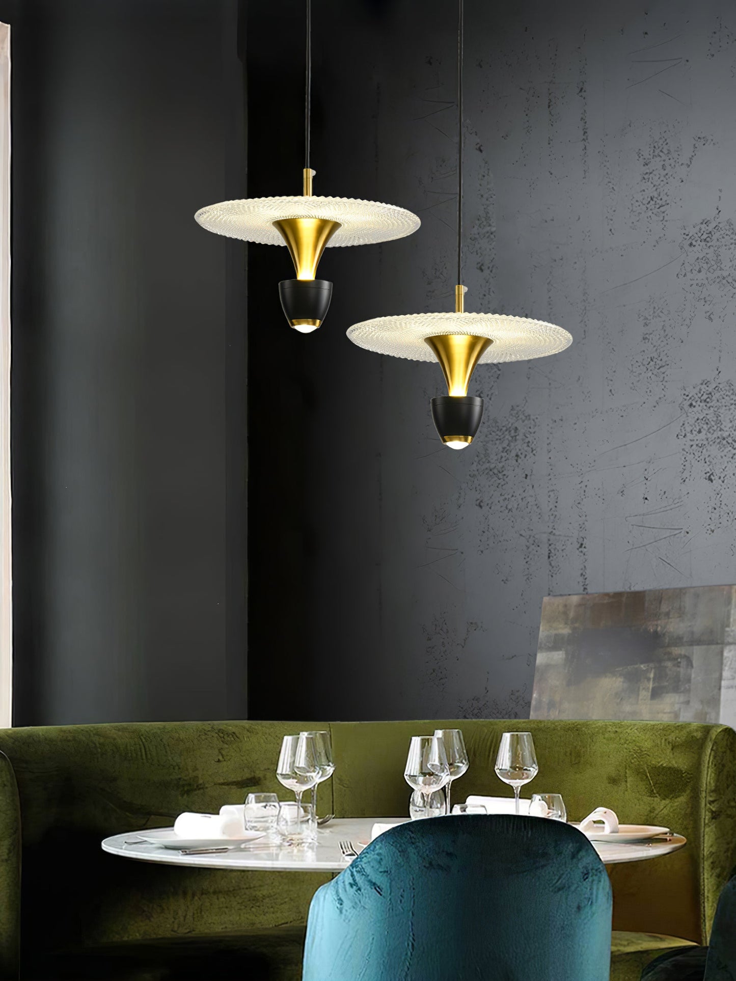 UFO Glass Pendant Lamp