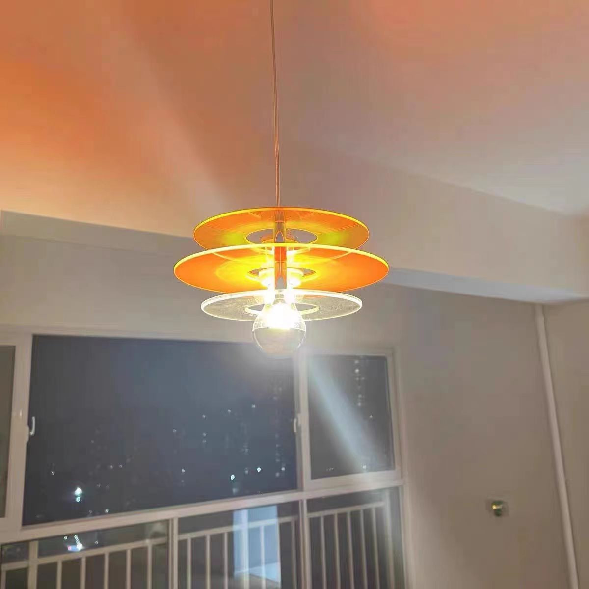 Triple Disc Pendant Light