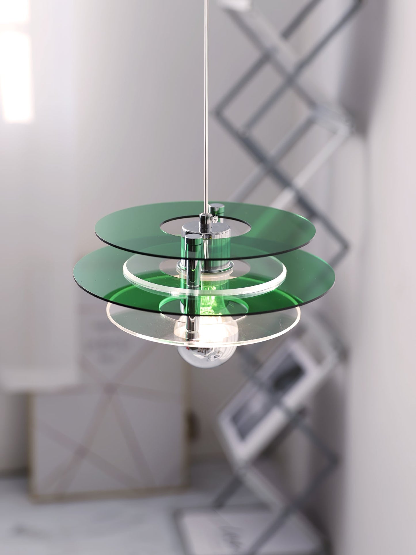 Triple Disc Pendant Light