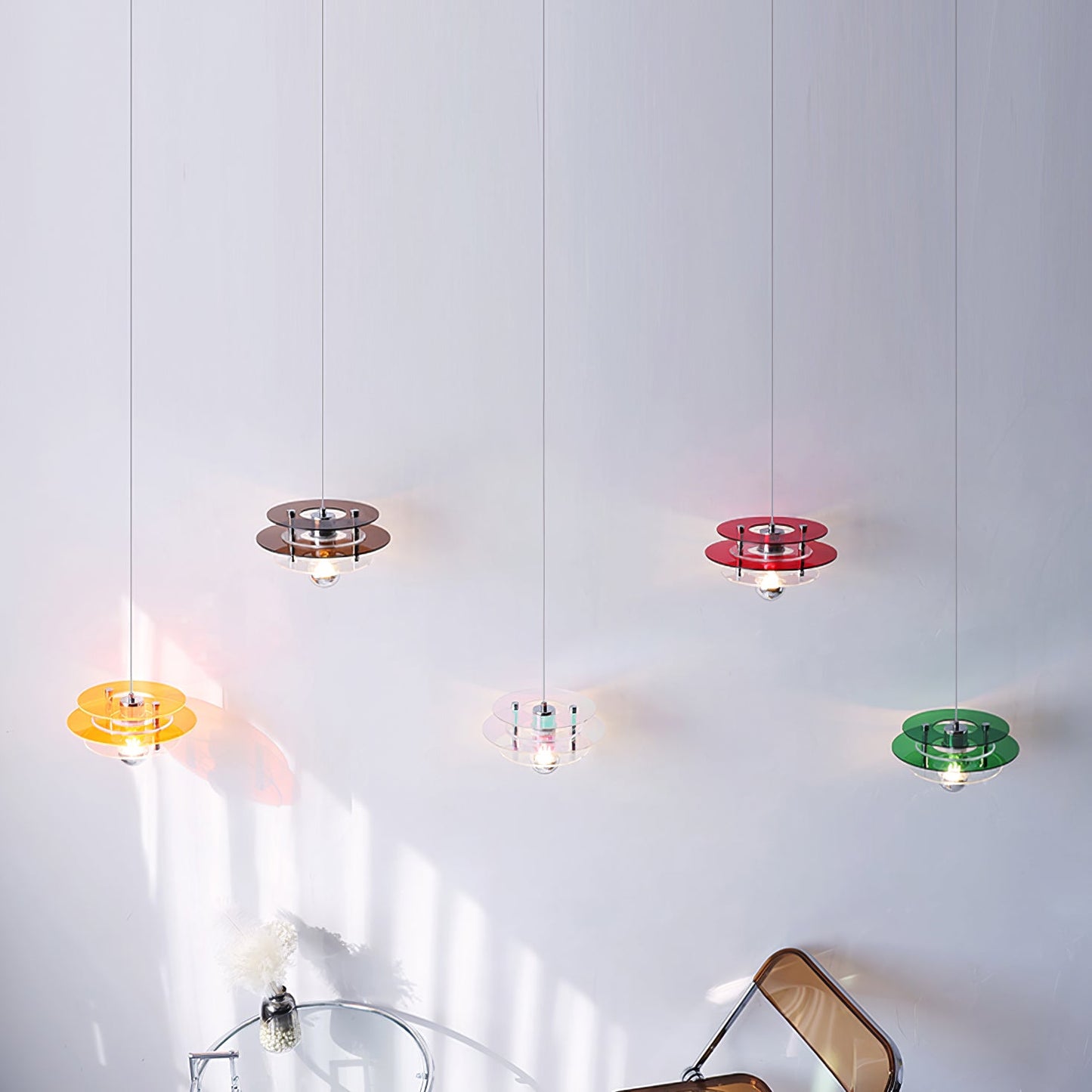 Triple Disc Pendant Light