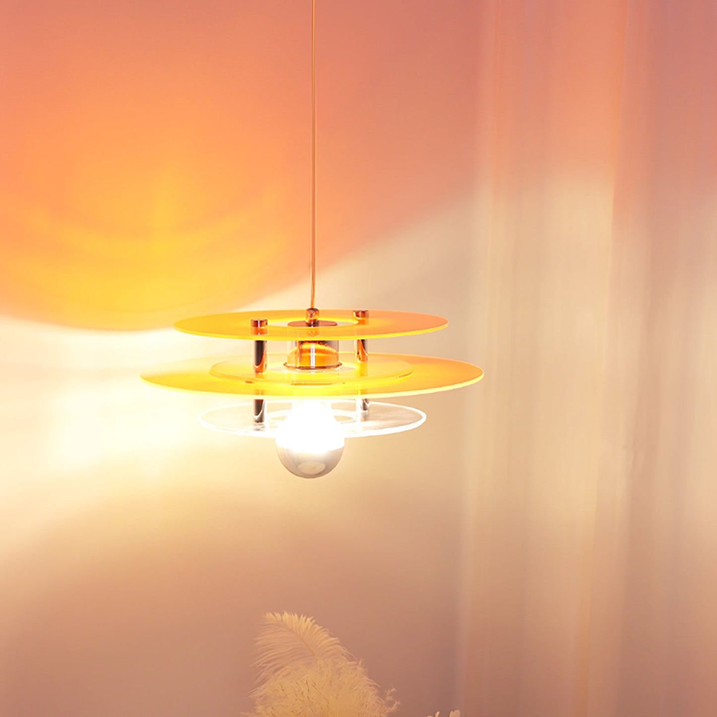 Triple Disc Pendant Light