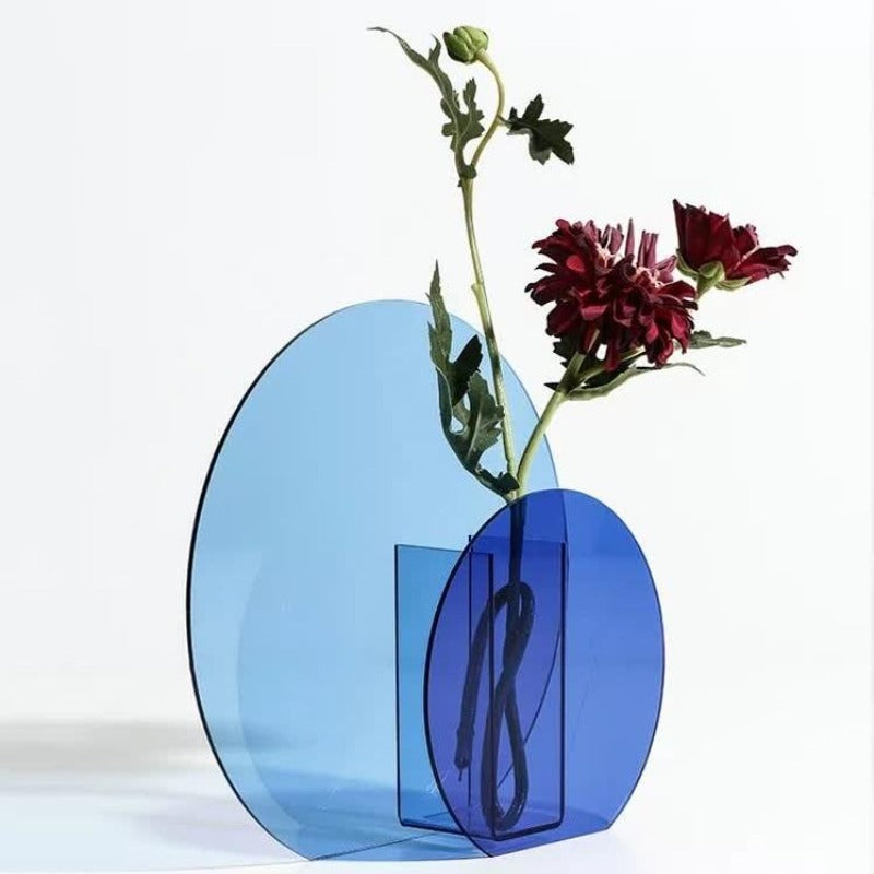 Vivid Acrylic Vase Decor Piece