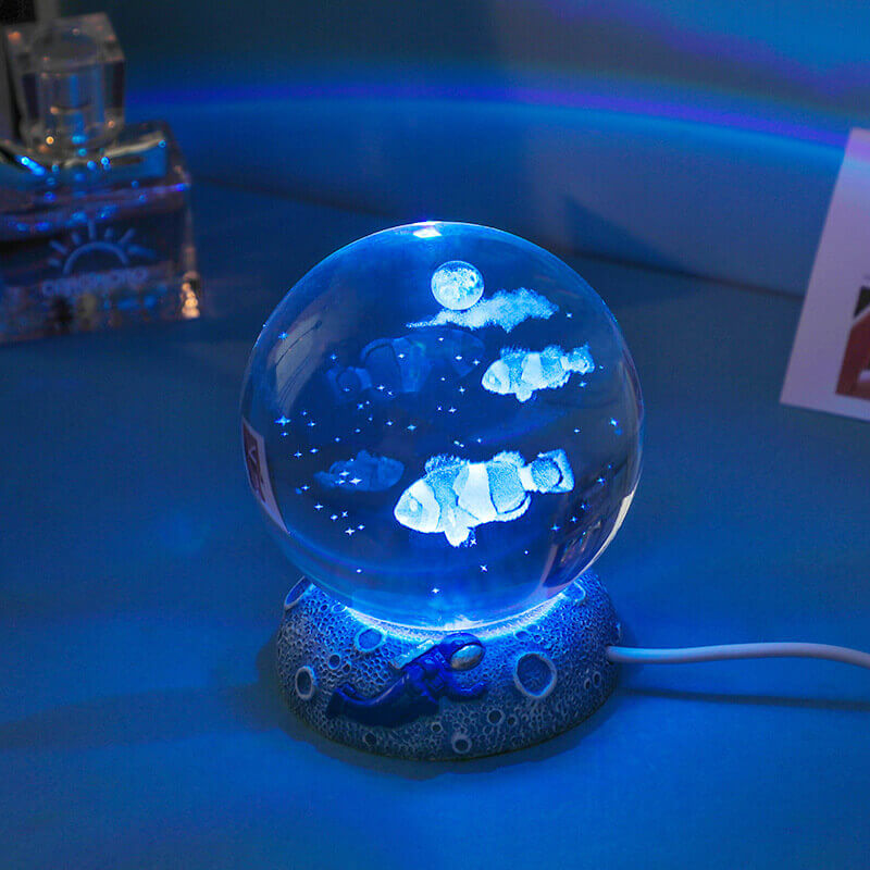 Underwater World Crystal Ball Night Light