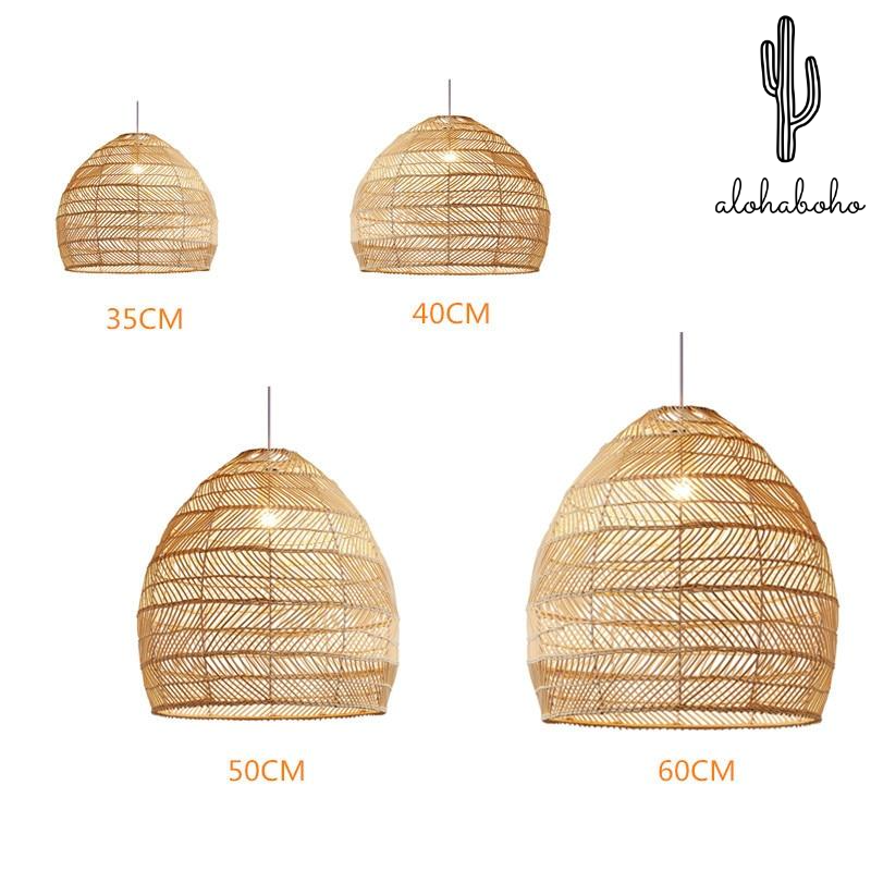 Bamboo Vintage Rattan Pendant Lamp Light