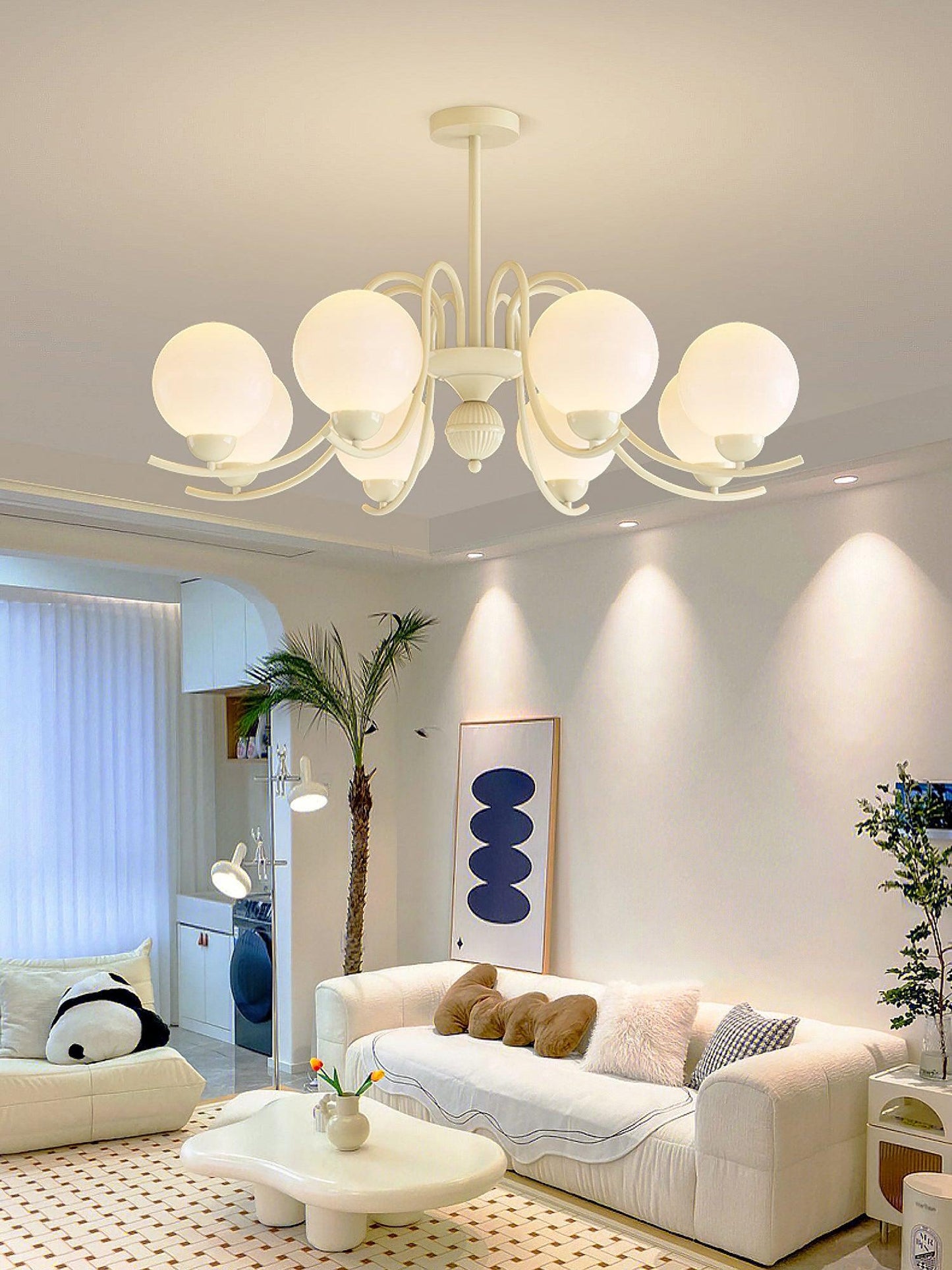 Vanilla Ball Chandelier