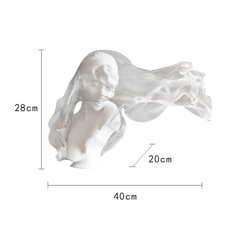 Veil Girl Resin Decoration