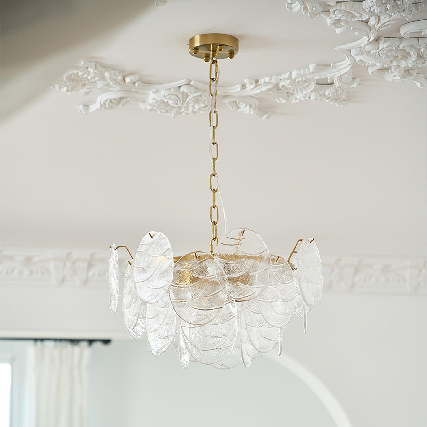 Victorian Disc Chandelier