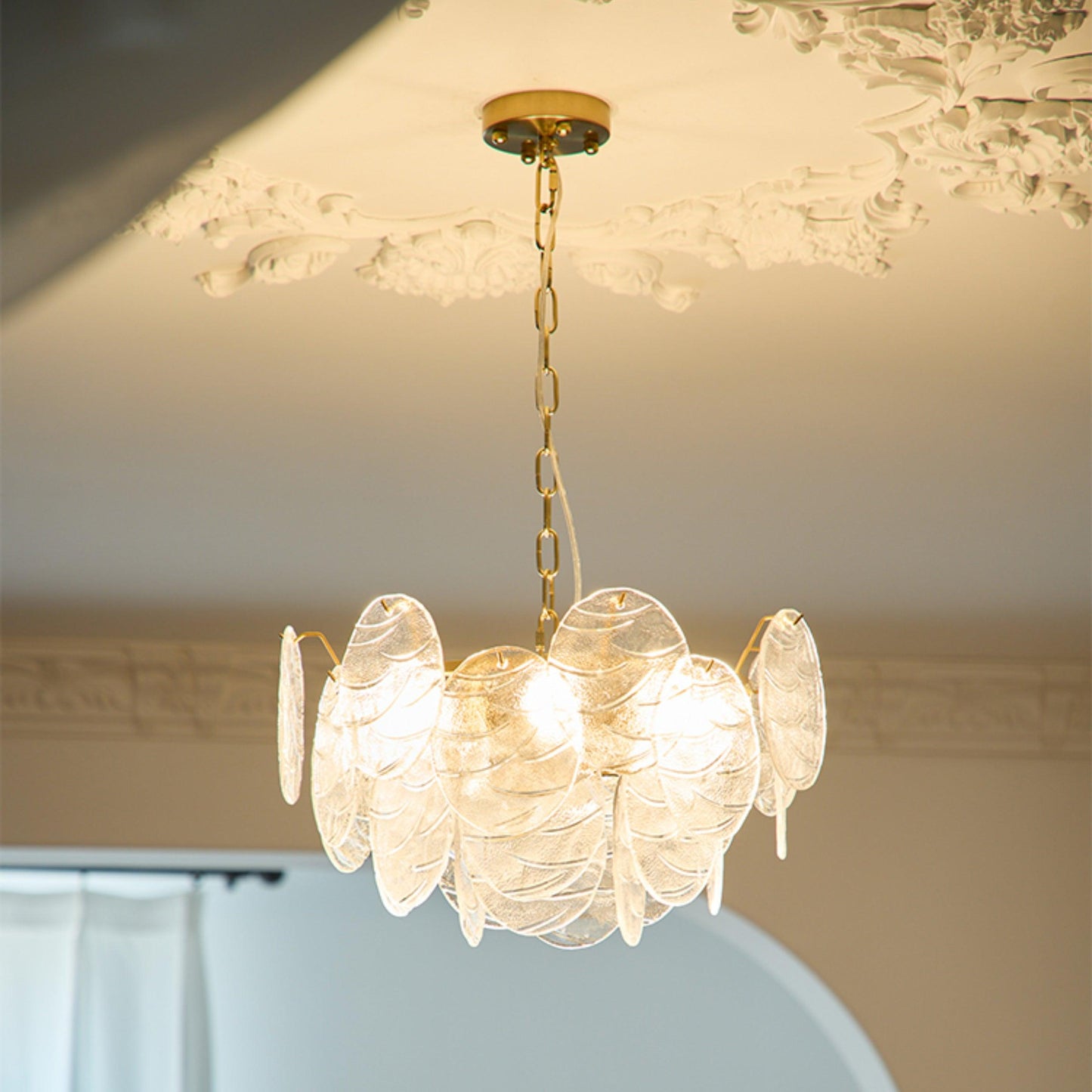 Victorian Disc Chandelier