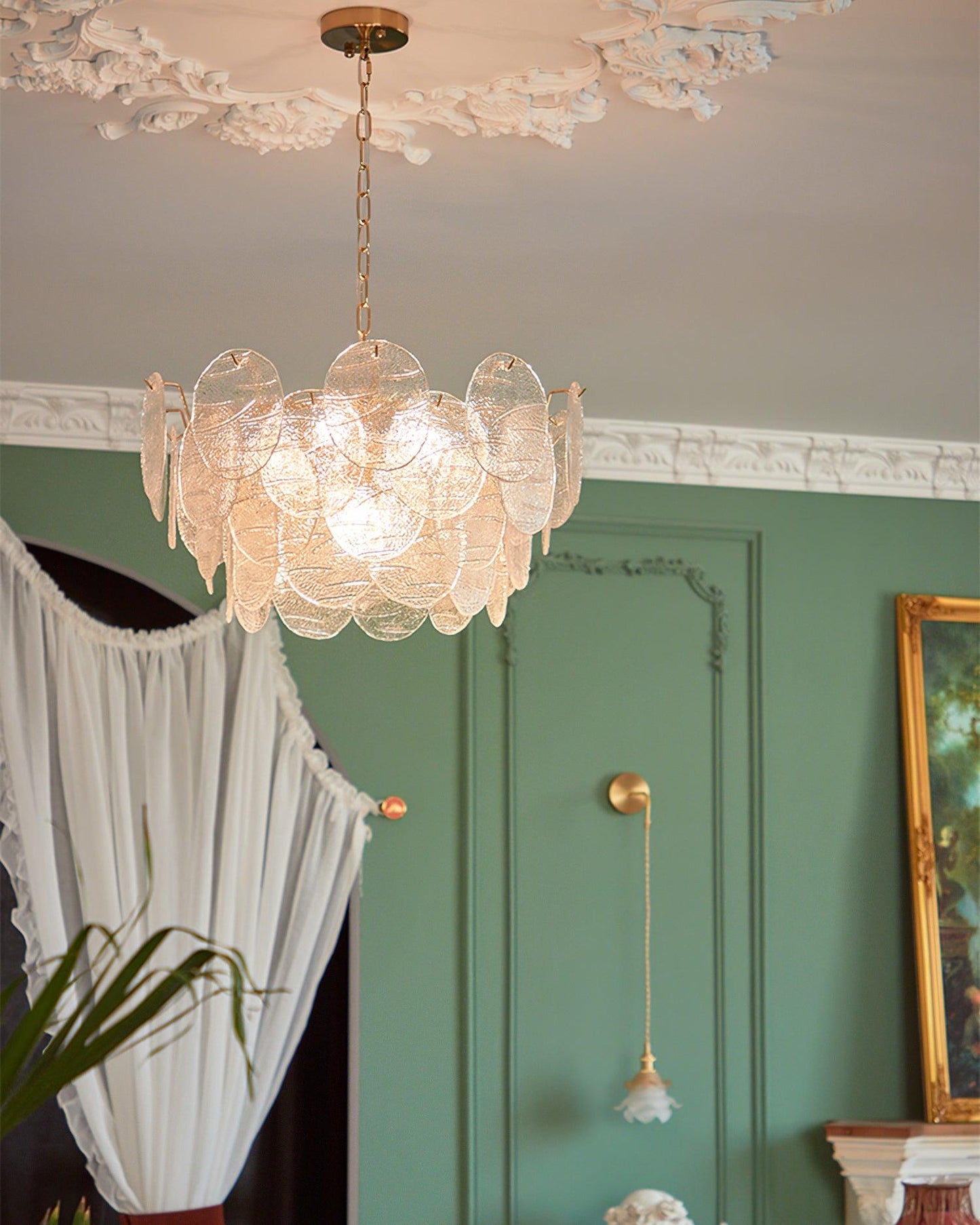 Victorian Disc Chandelier