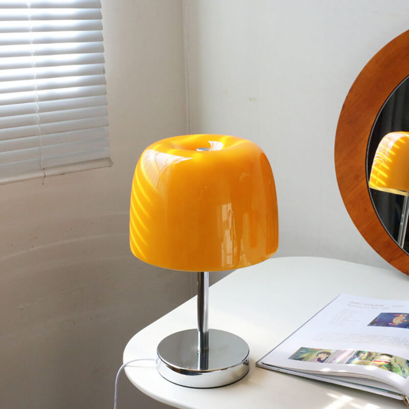 Vintage Glass Table Lamp