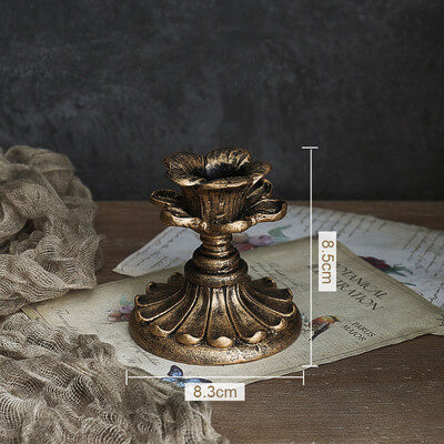 Vintage Lotus Decorative Candle Holder