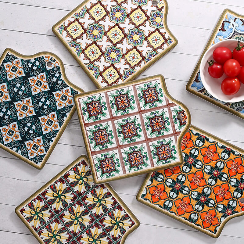 Vintage Print Ceramic Placemats