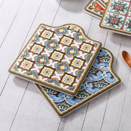 Vintage Print Ceramic Placemats