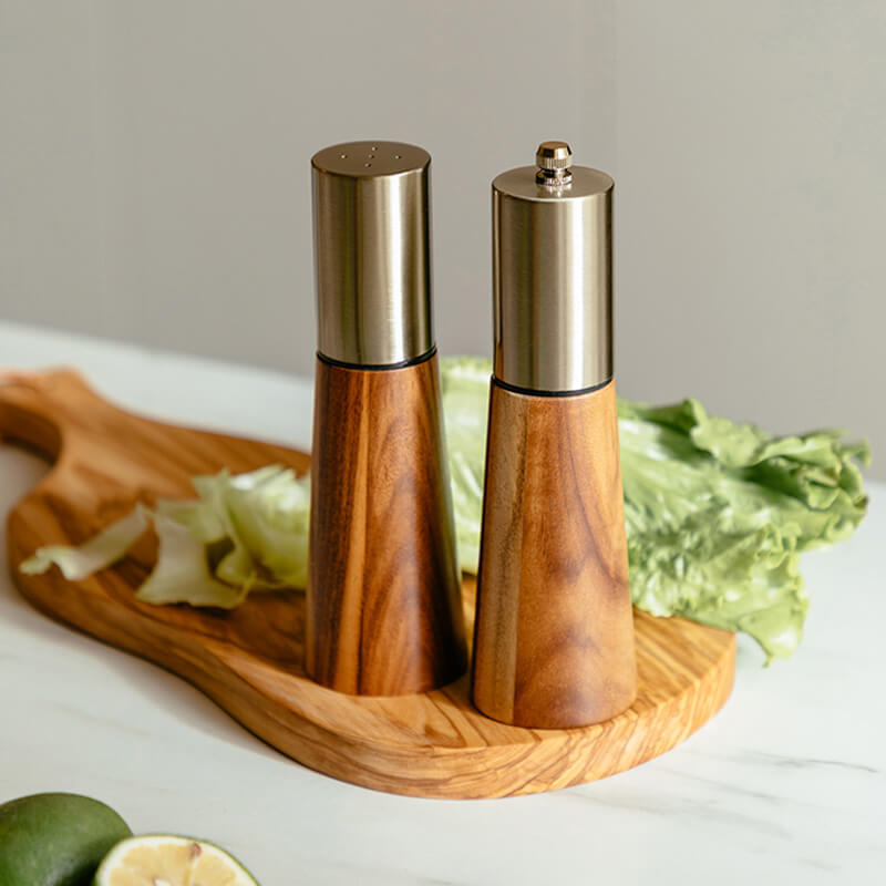 Vintage Wooden Pepper Grinder Decor