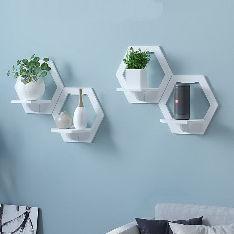 Modern White Wall Shelf