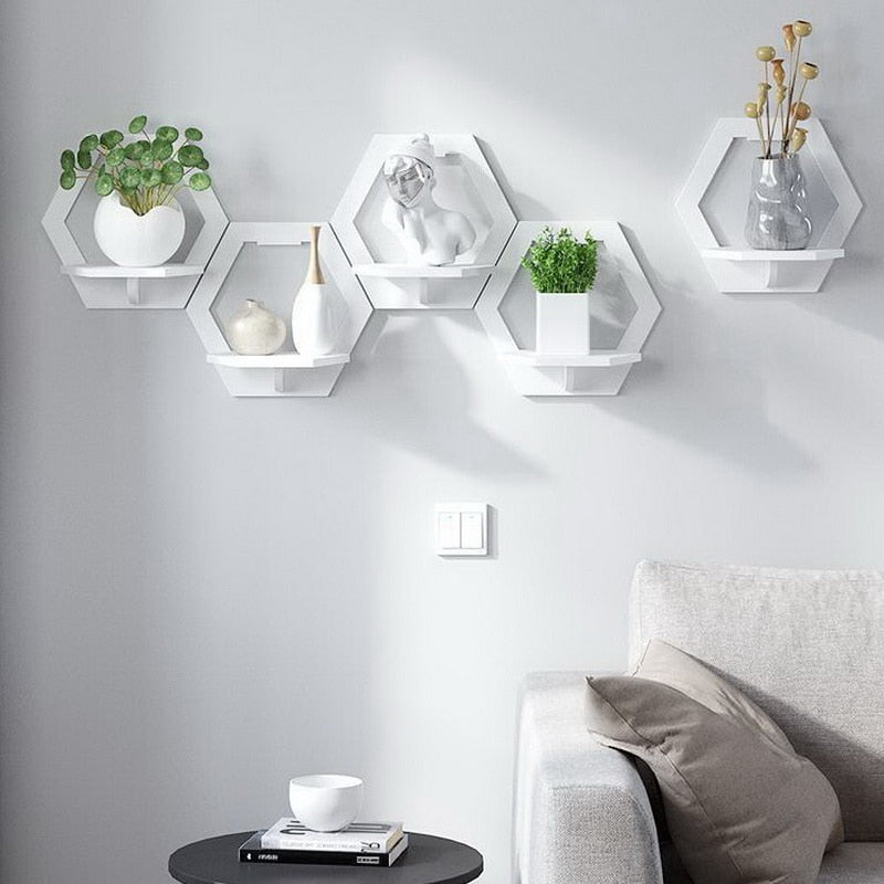 Modern White Wall Shelf