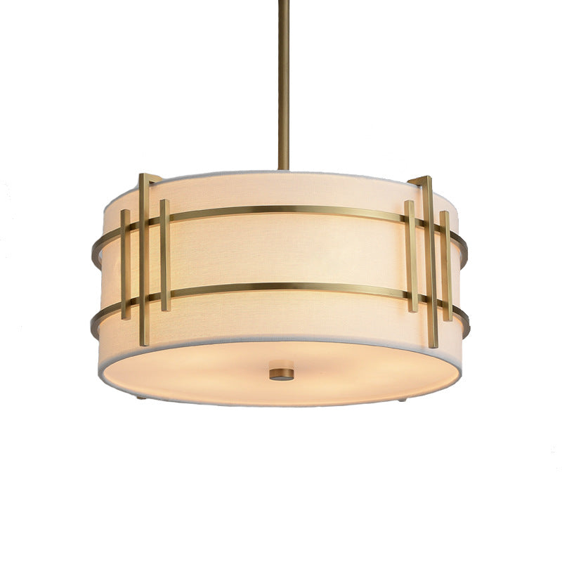 Warm Brass Pendant Light Fixture