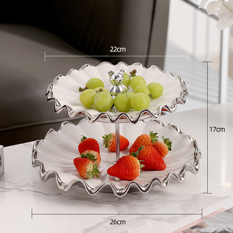 Water Ripple Shape Dessert Stand