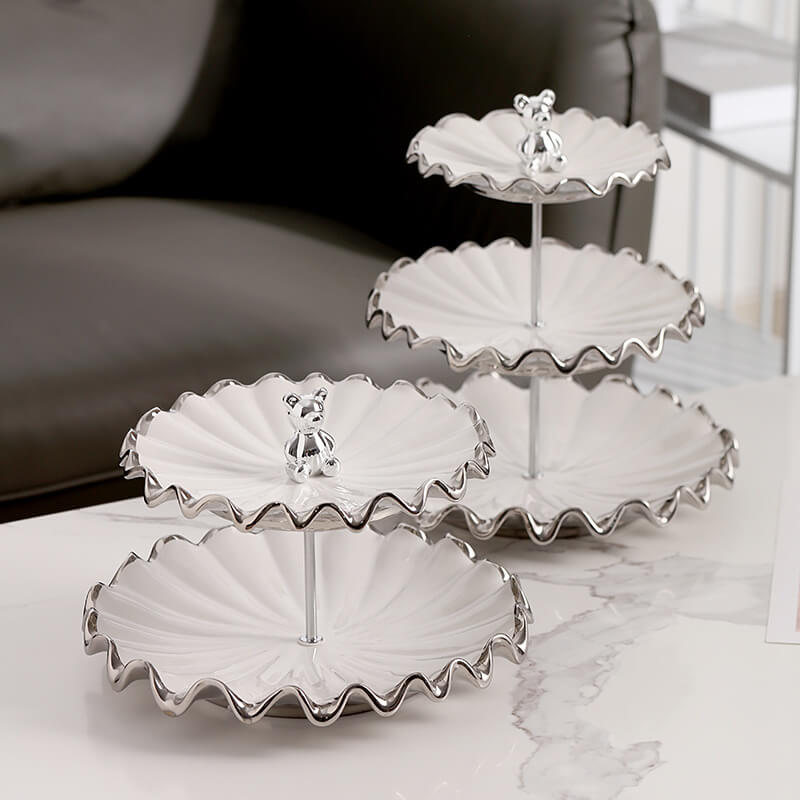 Water Ripple Shape Dessert Stand