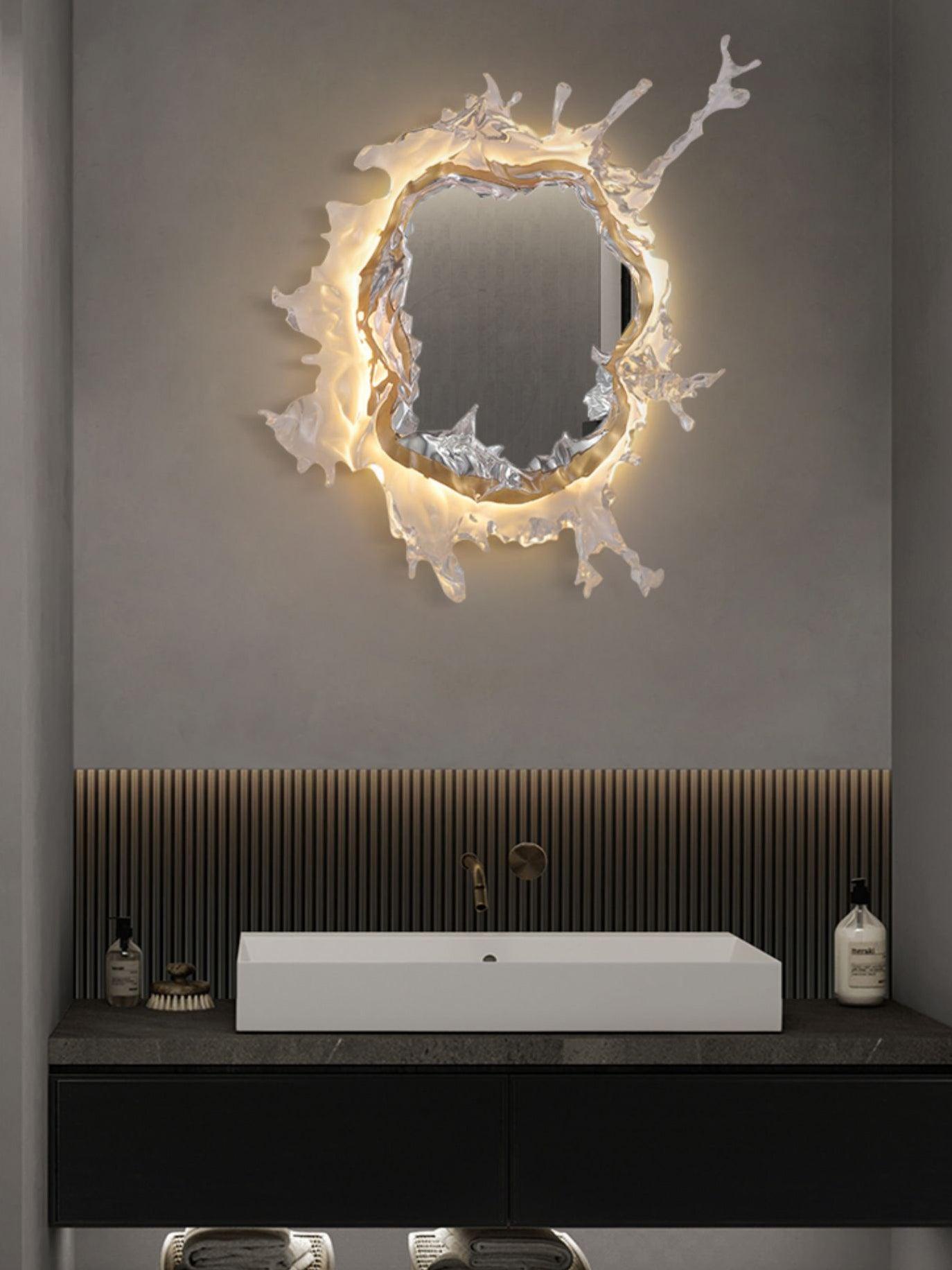 Water Drop Mirror Wall Lamp