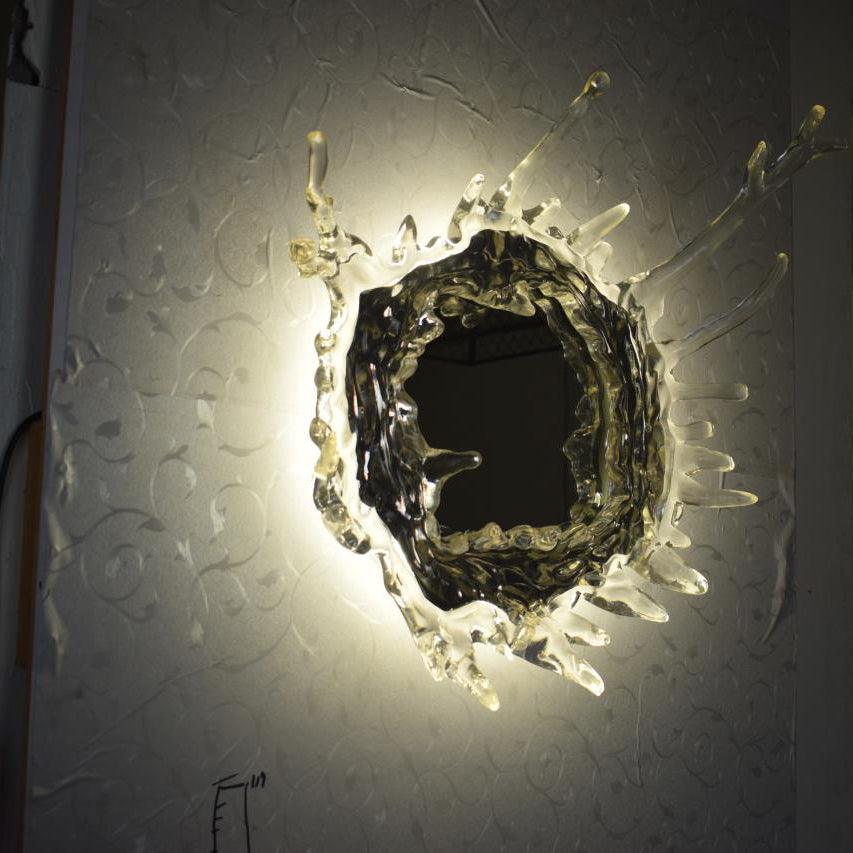 Water Drop Mirror Wall Lamp