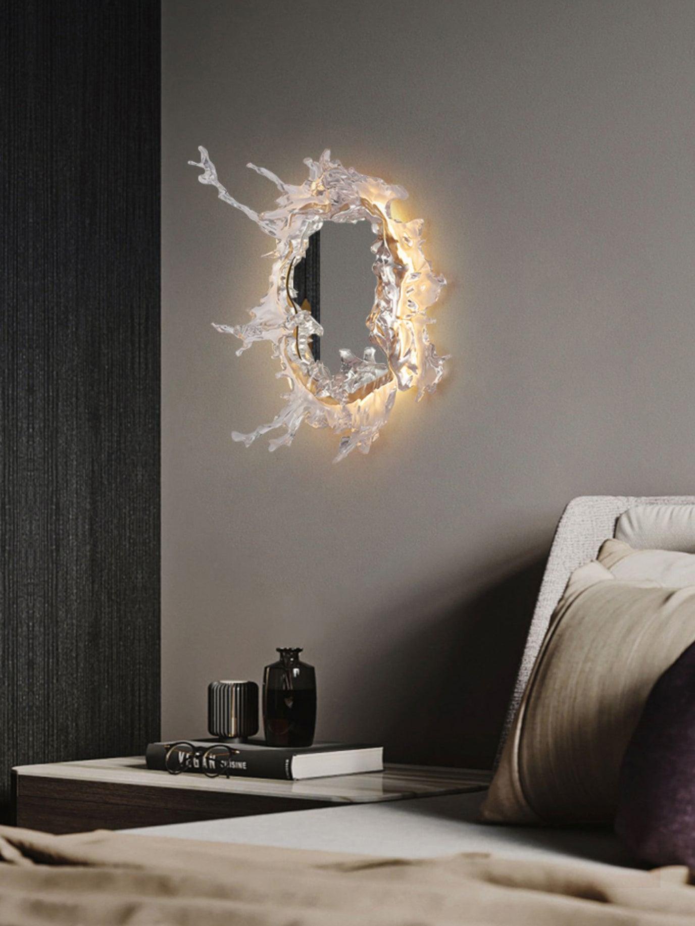 Water Drop Mirror Wall Lamp