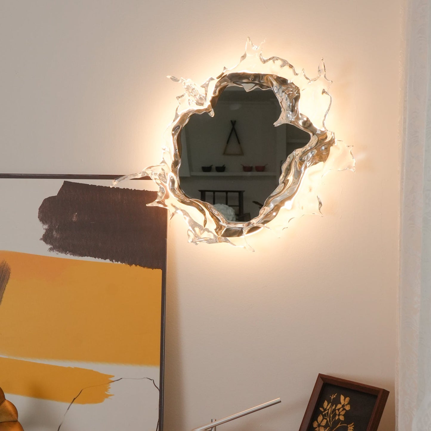 Water Drop Mirror Wall Lamp