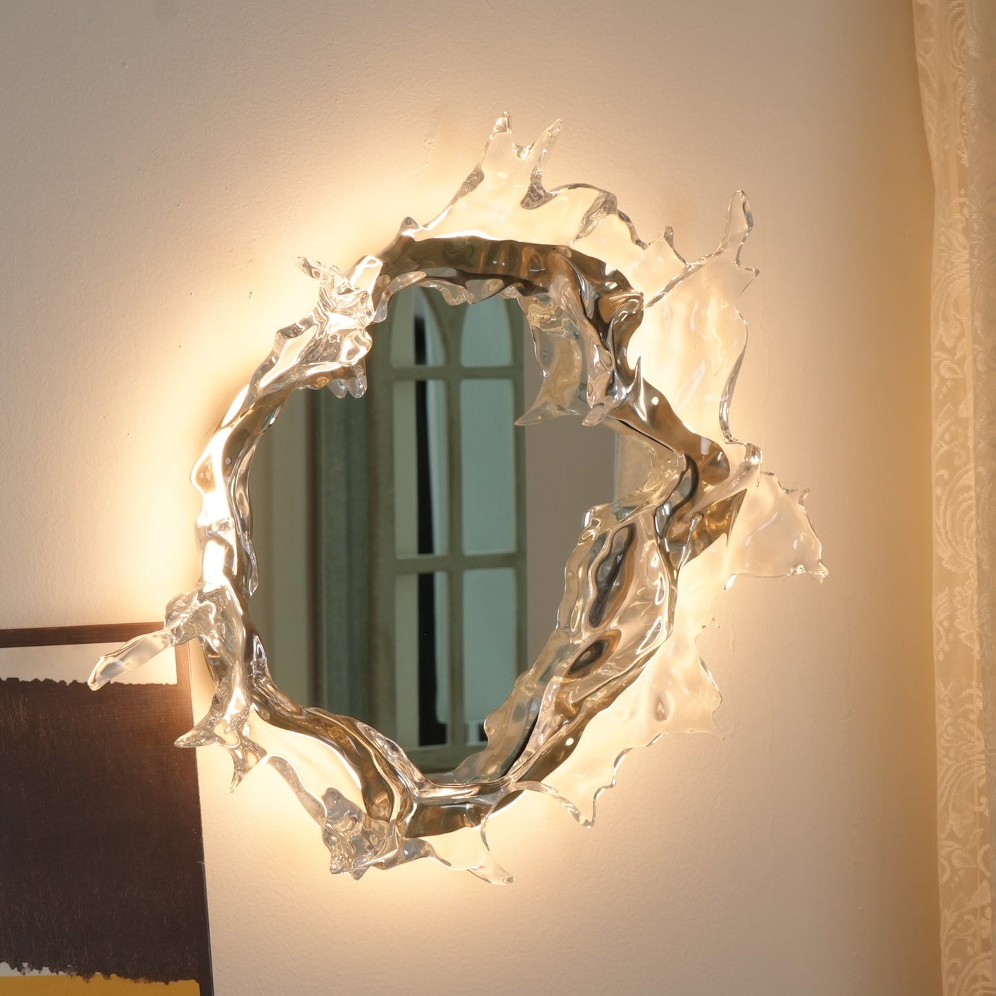 Water Drop Mirror Wall Lamp